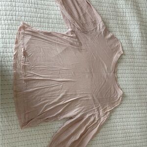 Anthropologie Blush Pink Top